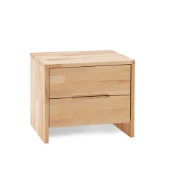 Kernbuche Massivholzbett Bevallia mit Nachttisch (zweiteilig)