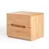 Kernbuche Nachtkommode Leoda mit 2 Soft Close Schubladen