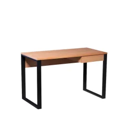 Kernbuche Schreibtisch mit Schublade in Natur - Lephanta