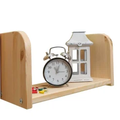 Kiefer Natur Mädchen Stockbett mit Stoff-Set in Pink - Alasdair