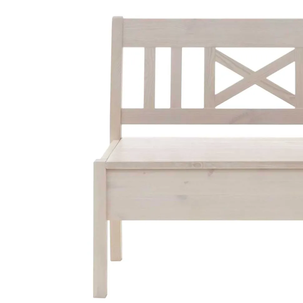 Kiefer Sitzbank Onesti mit Truhe