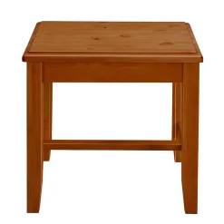 Kiefernholz Hocker in Bernsteinfarben - Racana