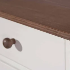 Kiefernholz Kombi-Kommode zweifarbig - Vatina