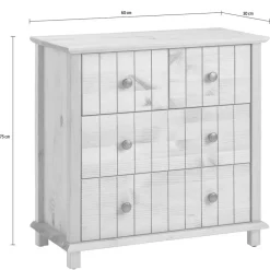 Kiefernholz Kommode - modernes Landhaus - Akzinad
