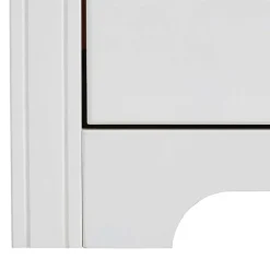 Kiefernholz Kommode in Weiß lackiert - Velriva I