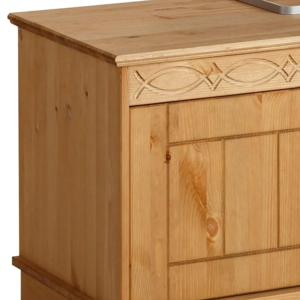 Kiefernholz TV-Board im Landhausstil - Goro