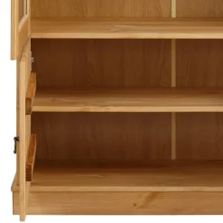 Kiefernholz Vitrine gebeizt und geölt - Goro