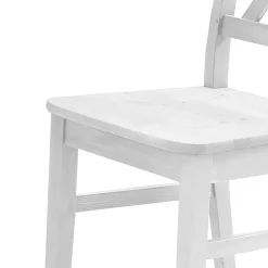 Kieferstuhl Satumare in Weiß (2er Set)