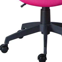 Kinder Drehstuhl in Pink & Weiß mit Schwarz - Dario