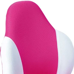 Kinder Drehstuhl in Pink & Weiß mit Schwarz - Dario