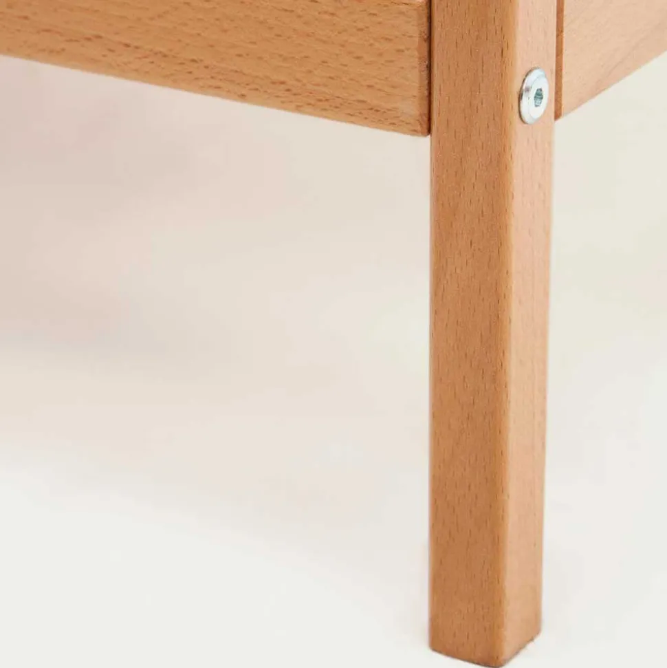 Kinder Gitterbett aus Buche Massivholz - Vichada