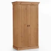 Kinder Kleiderschrank in Kiefer Laugefarben - Piatra