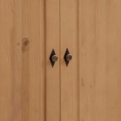 Kinder Kleiderschrank in Kiefer Laugefarben - Piatra