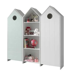 Kinder Kleiderschränke & Regal Häuser - Indefiva (dreiteilig)