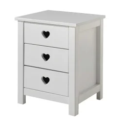 Kinder Nachttisch Grandory in Weiß