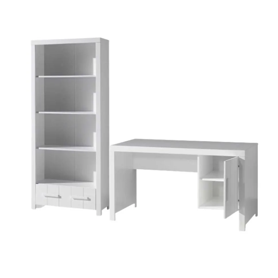 Kinder Schreibtisch und Regal Set - Ellen (zweiteilig)