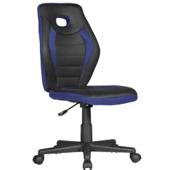 Kinder Schreibtisch-Stuhl in Schwarz Blau - Maksim