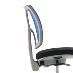 Kinder Schreibtischstuhl Lugania in Schwarz Blau