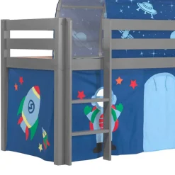 Kinder-Abenteuerbett mit Rutsche Weltraum - Vallino