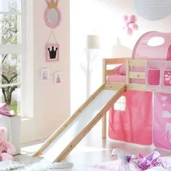 Kinderbett Round mit Rutsche