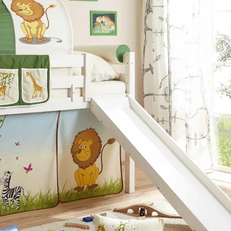 Kinderbett Siorodo mit Rutsche