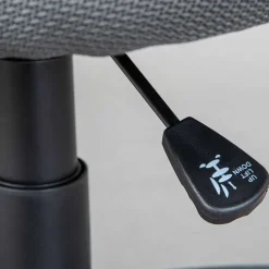 Kinderdrehstuhl in Dunkelgrau & Weiß - Macress