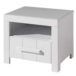 Kinderzimmer Nachtkommode in Weiß - Ellen