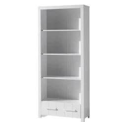 Kinderzimmer Regal in Weiß mit Rückwand - Ellen