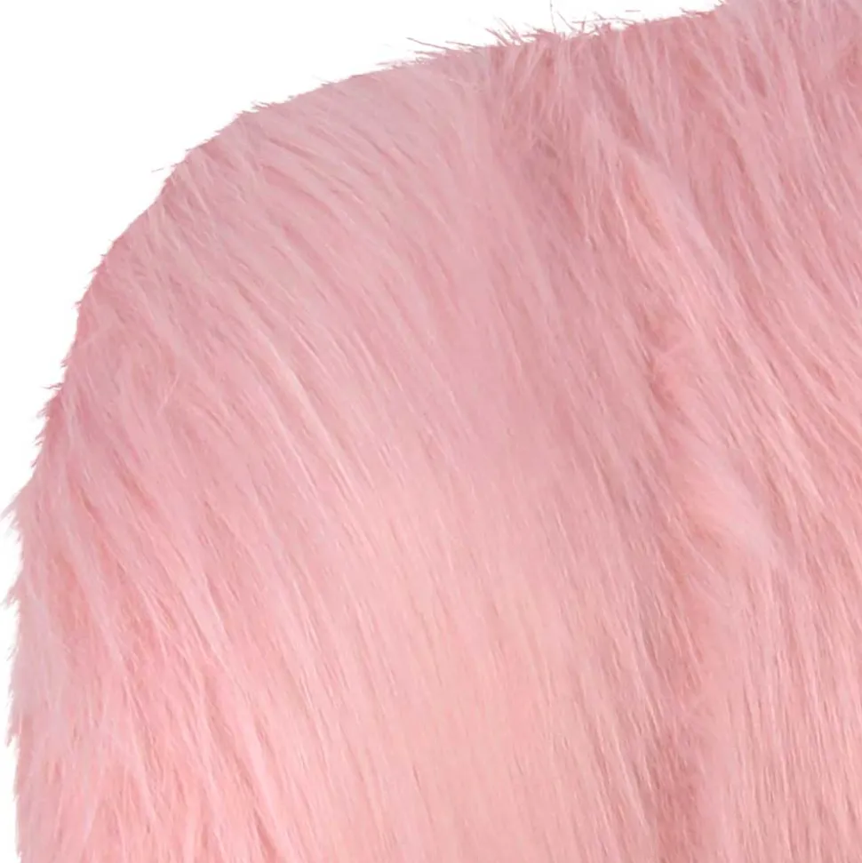 Kinderzimmer Sessel in Rosa Kunstfellbezug - Leonid