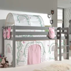 Kinderzimmer Spielbett Hochbett mit Tunnel - Crabina