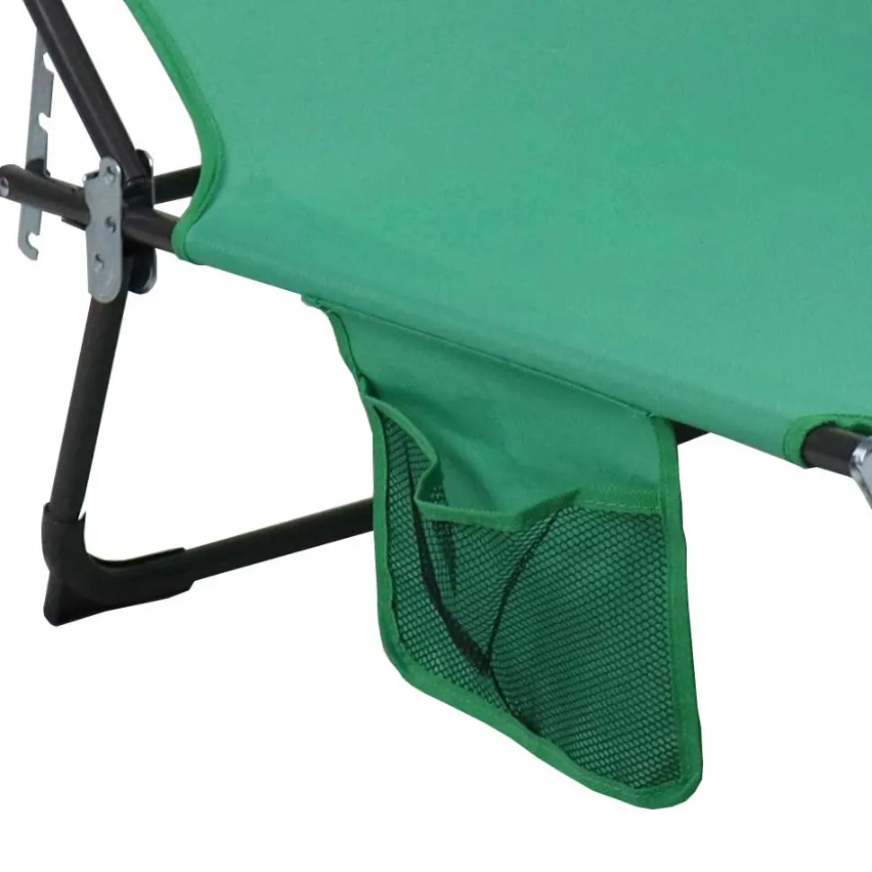 Klappbare Gartenliege mit Dach - Bobila