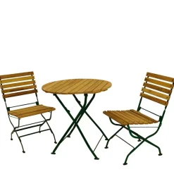 Klappbare Gartenmöbel aus Robinie - Capua (dreiteilig)