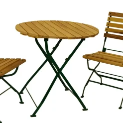 Klappbare Gartenmöbel aus Robinie - Capua (dreiteilig)