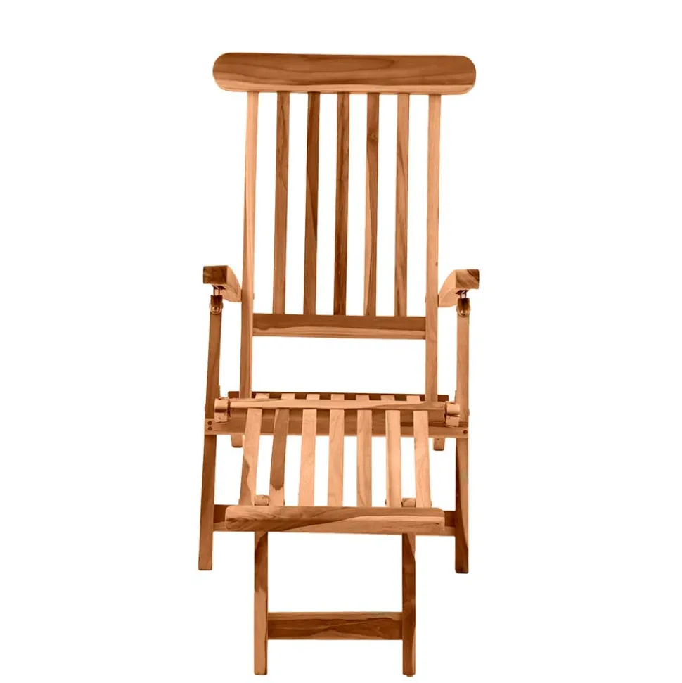 Klappbarer Deckchair inklusive Fußablage - Klahuma