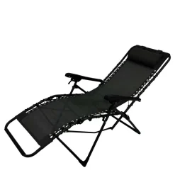 Klappbarer Gartensessel aus Mesh & Stahl - Liesca