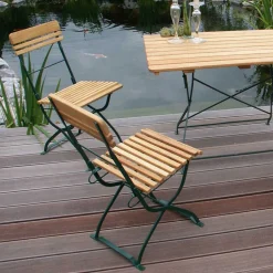 Klappbarer Gartenstuhl aus Robinie - Tierra (2er Set)