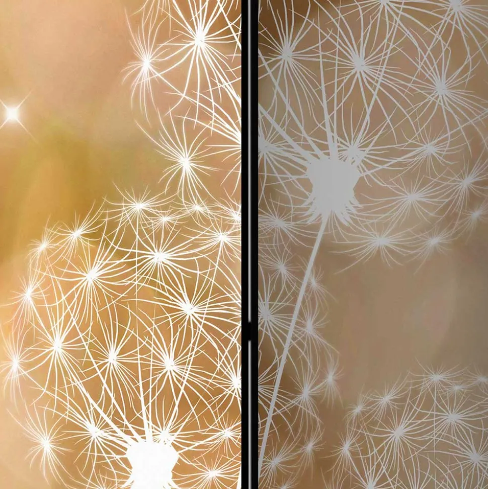 Klappbarer Paravent mit Pusteblumen - Ansonka