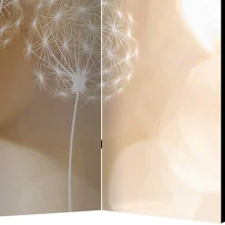 Klappbarer Paravent mit Pusteblumen - Ansonka