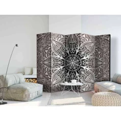 Klappbarer Sichtschutz in Rosa & Schwarz - Alilva