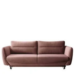 Klappbares Sofa in Rosenholz Stoff - Naviron