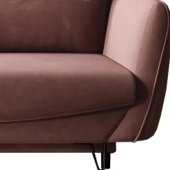 Klappbares Sofa in Rosenholz Stoff - Naviron