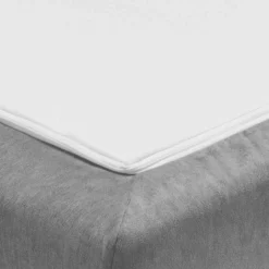 Klappcouch aus Microvelours in Grau - Trango