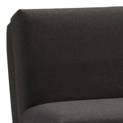 Klappcouch in Dunkelgrau & Alu - Jarne