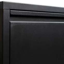 3-Klappen-Schuhschrank in Schwarz - Matic