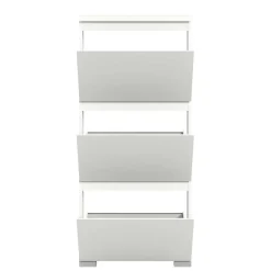 3-Klappen-Schuhschrank in Weiß - Dany