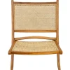 Klappsessel mit Wiener Geflecht aus Teak & Rattan - Vilrada
