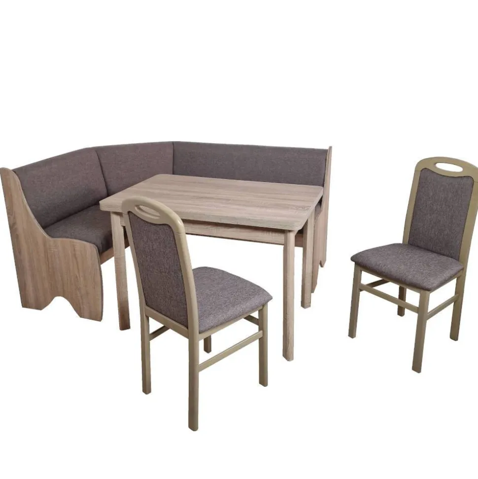 Klassische Eckbankgruppe Set - Janni (vierteilig)