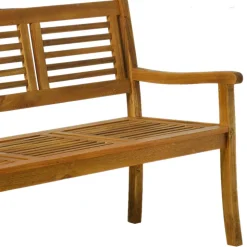 Klassische Gartenbank aus Akazie Massivholz - Detroit