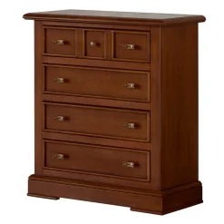 Klassische Kommode in Walnuss Braun - Istefanio