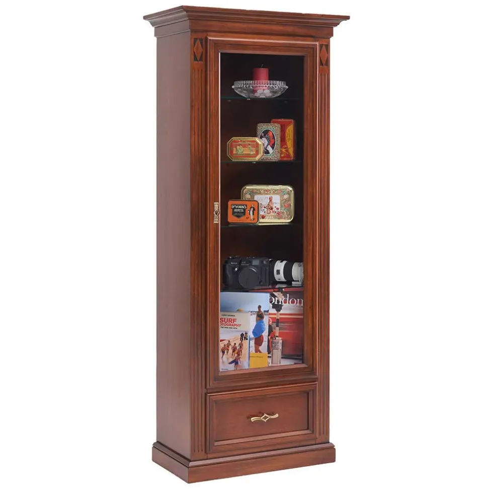 Klassische Wohnzimmer Wohnwand Set - Sienna (dreiteilig)